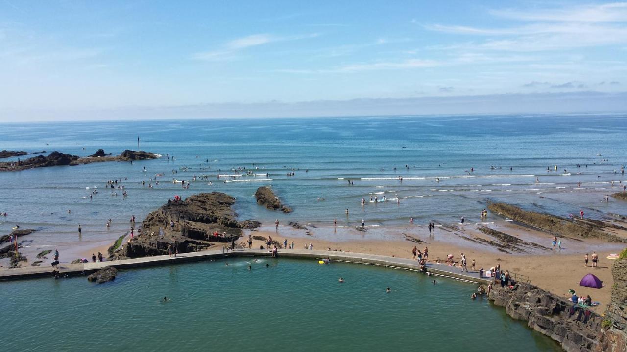 Stones Throw Studio Apartment Bude Cornwall Dış mekan fotoğraf